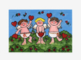 Three Cupids by Penny Noble