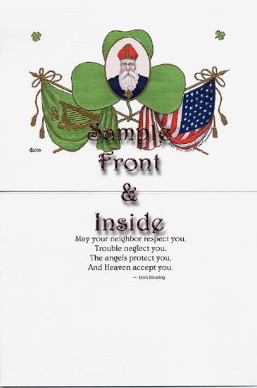 St. Patrick Vintage Card Fred Lounsbury