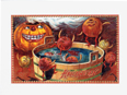 Vintage Halloween Apple Bobbing