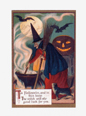 Vintage Witch Stirring Pot