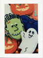 Spooky Cookies, Bats, Ghosts, Pumpkins, Frankenstein, Bat, Ghost, Pumpkin