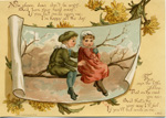 Victorian Valentine Postcard