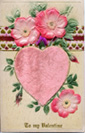 Velvet Heart Valentine Postcard