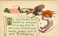 Thanksgiving Postcard Everett Exclusive Studios