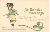 St. Patrick's Day Postcard W. H. Woehler