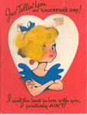 Raphael Tuck and Sons Valentine Postcard