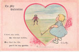 Raphael Tuck and Sons Valentine Postcard