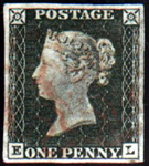 Penny Black ~ The World's First Postage Stamp