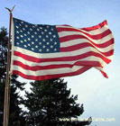 Waving United States Flag